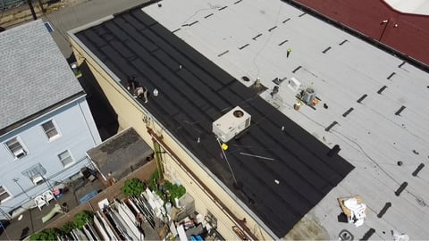 Commercial flat roof