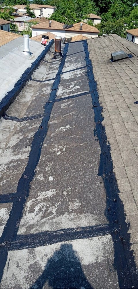 Commercial flat roof