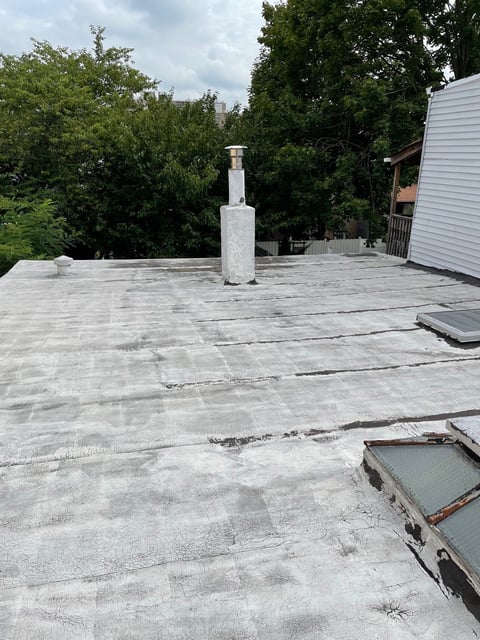 Commercial flat roof